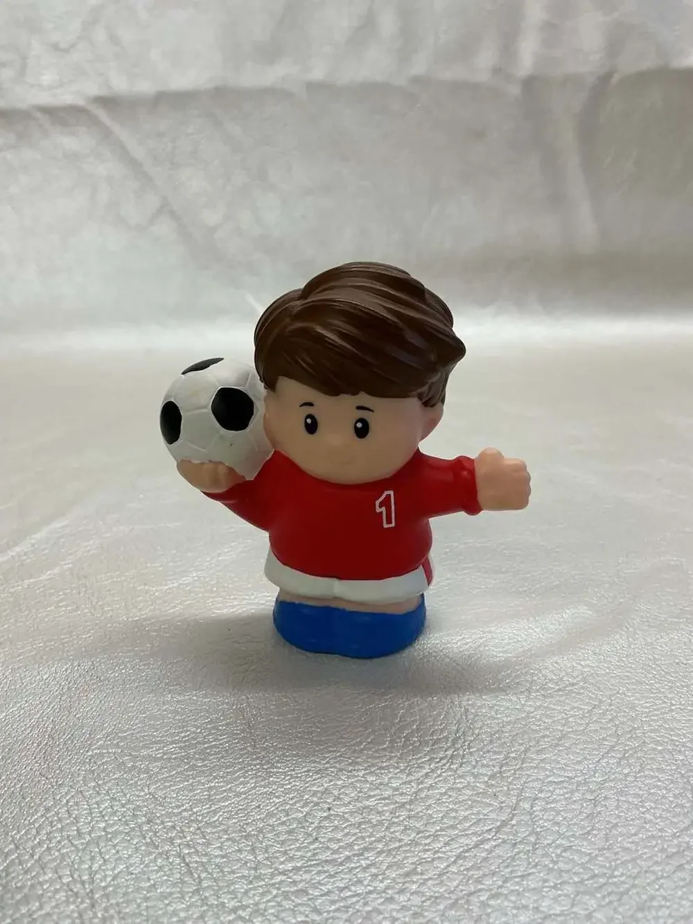 Fisher-Price Little People Soccer Player Figure with Number 1 Jersey